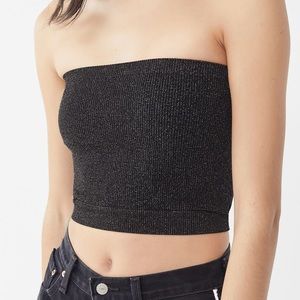 Urban Outfitters Metallic/Sparkly Tube Top